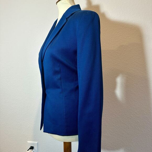 Vintage Pendleton Pants Suit Womens Sz 16 Virgin Wool Teal Blue Career Pleated - Picture 4 of 11